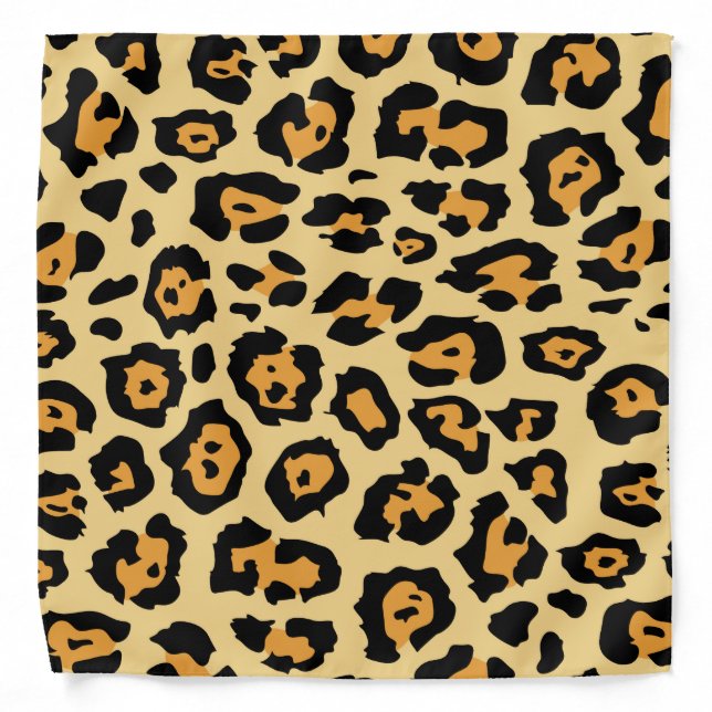 Cute Leopard Print Bandana (Front)