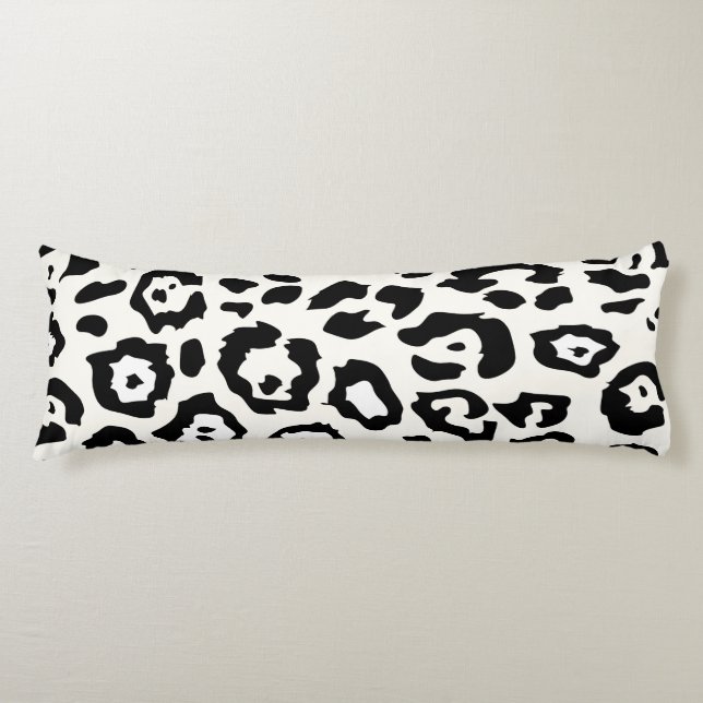 Cute Leopard Print Body Pillow (Front)
