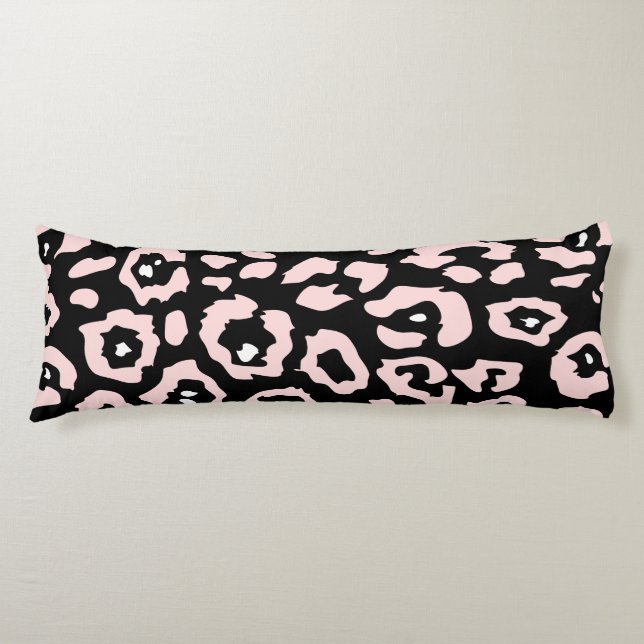 Cute Leopard Print Body Pillow (Front)