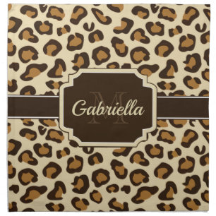 Cute Leopard Print Cloth Napkin