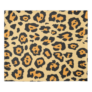 Cute Leopard Print Duvet Cover