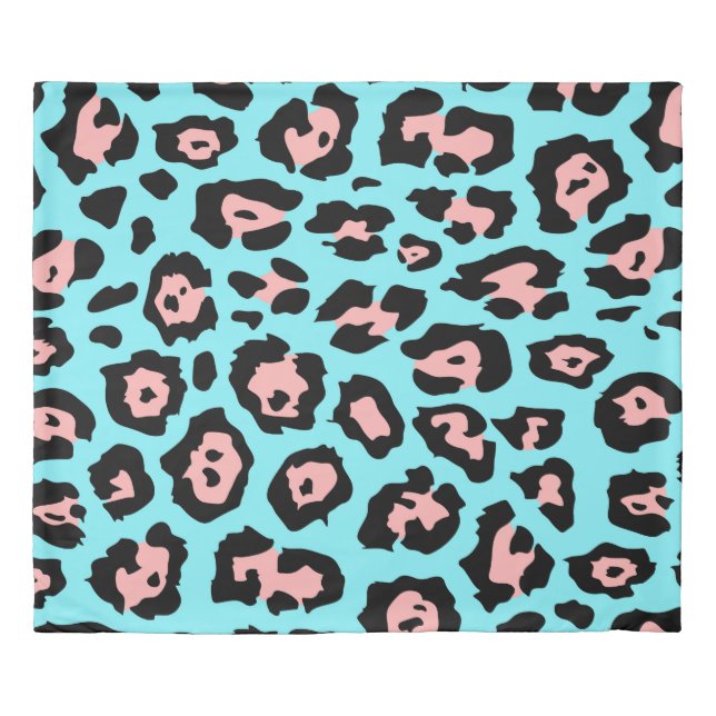 Cute Leopard Print Duvet Cover (Front)