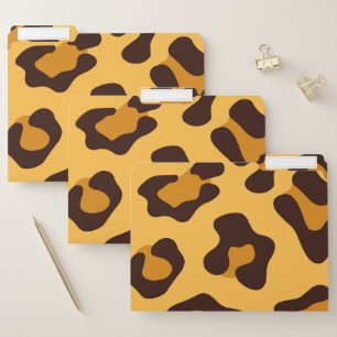 Cute Leopard Print File Folder