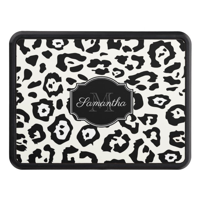 Cute Leopard Print Hitch Cover (Front)