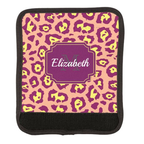 Cute Leopard Print Luggage Handle Wrap