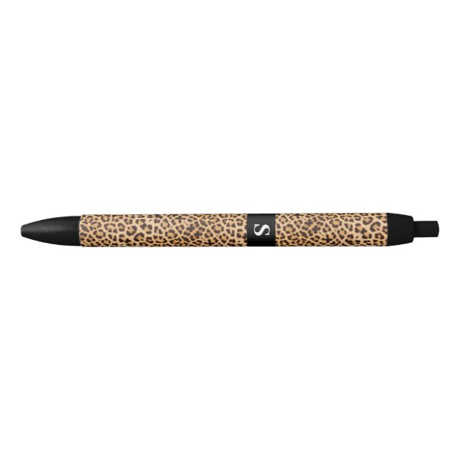 Cute Leopard Print Monogram  Pen (Front)