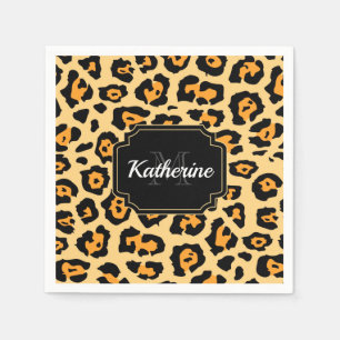 Cute Leopard Print Napkins