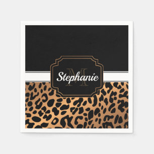 Cute Leopard Print Napkins