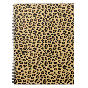 Cute Leopard Print Pattern Notebook