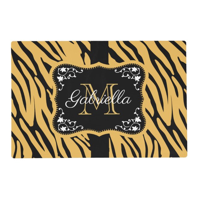 Cute Leopard Print Placemat (Front)