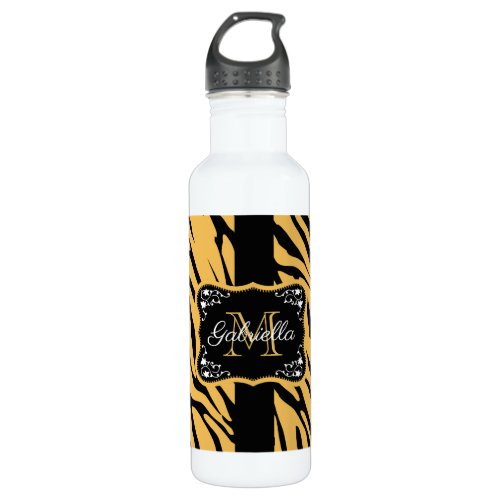 Cute Leopard Print Stainless Steel Water Bottle
