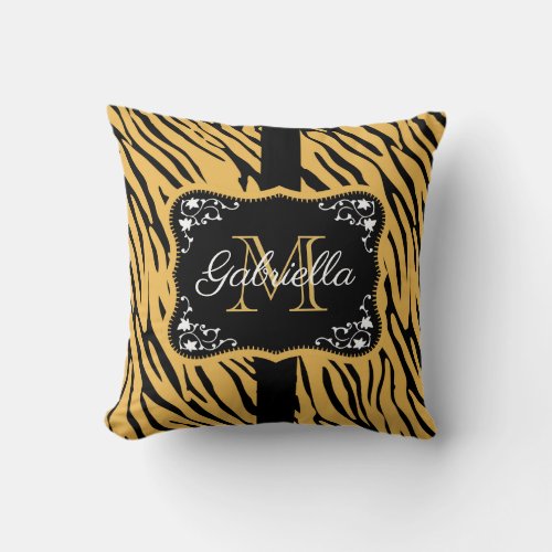 Cute Leopard Print Throw Pillow