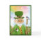Cute Leprechaun Cat, St Paddy's Day, Spring card