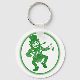 Cute "leprechaun" design keychain