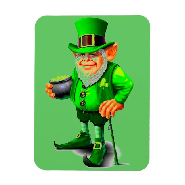 CUTE LEPRECHAUN magnet (Vertical)