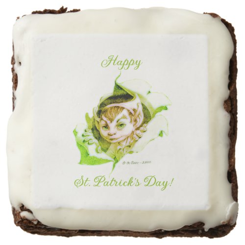 Cute Leprechaun St Patricks Day  Brownie