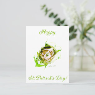 Cute Leprechaun St. Patrick's Day Postcard
