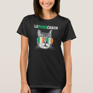 Cute Lepurrchaun Leprechaun Cat Saint Patrick's Da T-Shirt