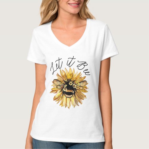 Cute Let It Bee T_Shirt