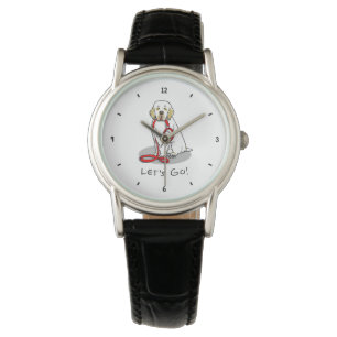Cute Let's Go! Walk Clumber Spaniel Dog (lemon 1) Watch