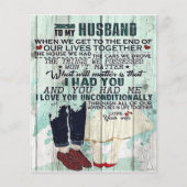 Cute Letter To Husband | Cool Design Gift | (Front)