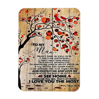 Cute Letter To Husband | Lovely Gift For Husband Magnet