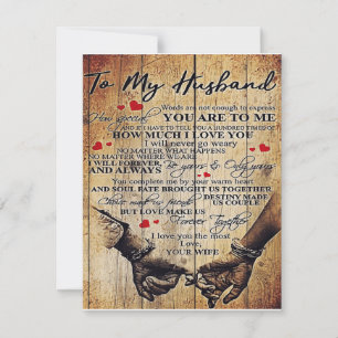 Cute Letter To Husband Lovely Holiday Gift Invitation