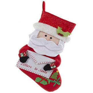 Cute Letters To Santa Felt Christmas Stocking