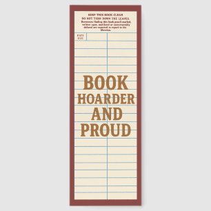 Cute Library Card With Quote Bookmarks