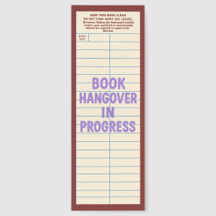 Cute Library Card With Quote Bookmarks