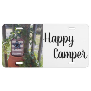 Cute License Plate for Campers