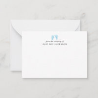 Cute Light Blue Baby Footprints From the Nursery