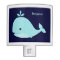 Cute Light Blue Whale Personalized