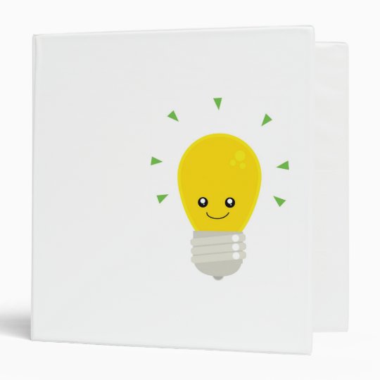 cute-Light-bulb Binder