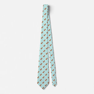 Cute Light Green Cinnamon Stick Seamless Pattern Neck Tie