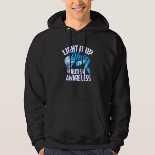 Cute Light It Up Blue For Autism Awareness  1 Hoodie