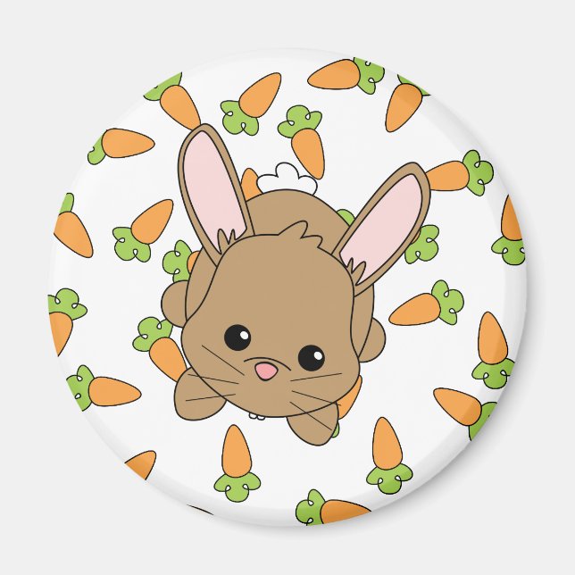 Cute Lil' Bunny Magnet (Front)