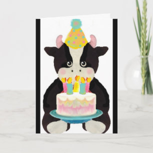 cute lil' cow birthday card