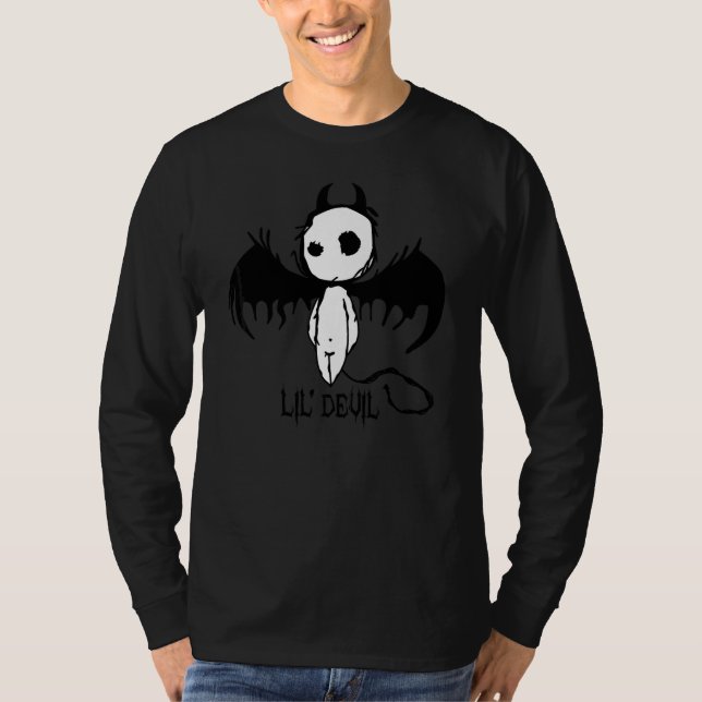 Cute Lil Devil Costume  Halloween T-Shirt (Front)