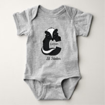Cute Lil Stinker Skunk Monogram
