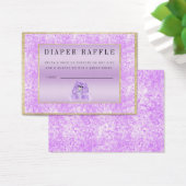 Cute Lilac Bunny "Raffle" Baby Shower (Desk)