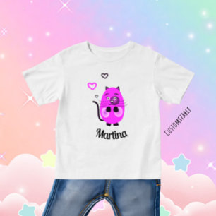 Cute lilac cat baby T-Shirt