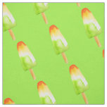 Cute lime ice-block popsicles sweet art fabric