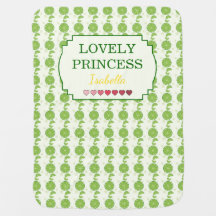 Cute Lime Pattern Lovely Princess