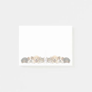 Cute Line of Dogs  Notes