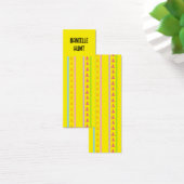 Cute lines and triangles pattern bookmark (Desk)