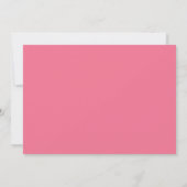 Cute Lingerie Shower Pink Blush Invitation (Back)