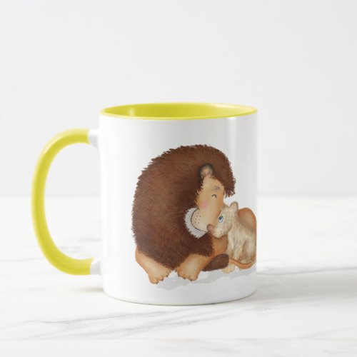 Cute lion and cub Best dad ever mug