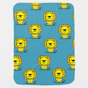 Cute Lion  Baby Blanket