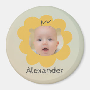 Cute Lion Baby Picture Magnet